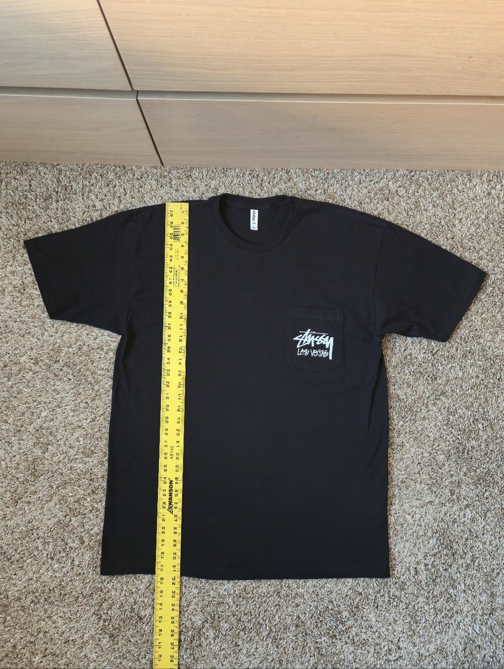 Stussy 'Las Vegas' Pocket *CUSTOM* Shirt XL - Picture 10 of 11